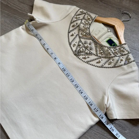 C. Wonder Cream Embellished Blouse - Picture 8 of 10